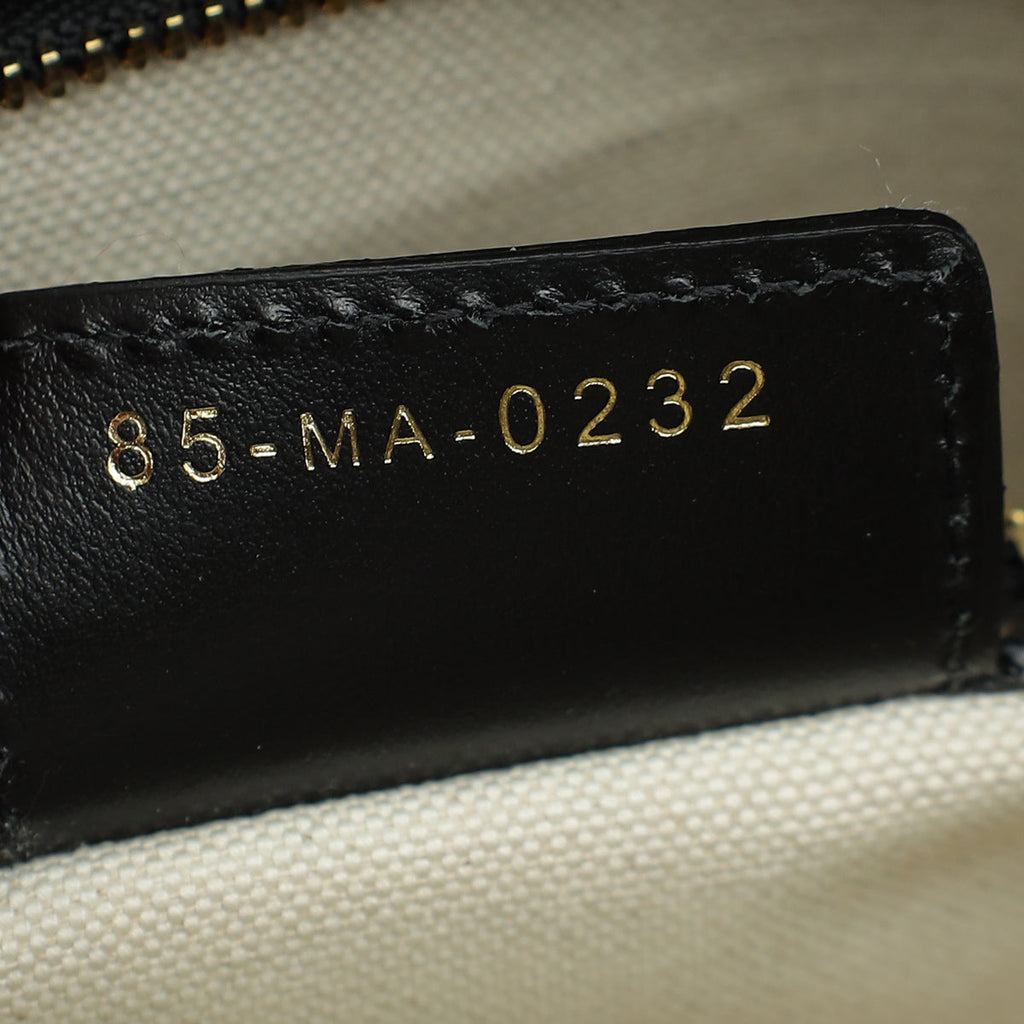 Christian Dior Bicolor Vibe Zip Small Bowling Bag