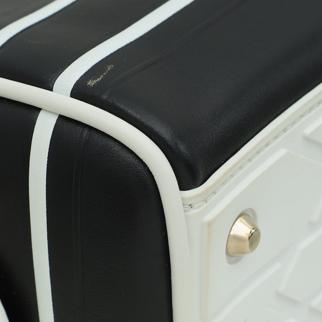 Christian Dior Bicolor Vibe Zip Small Bowling Bag