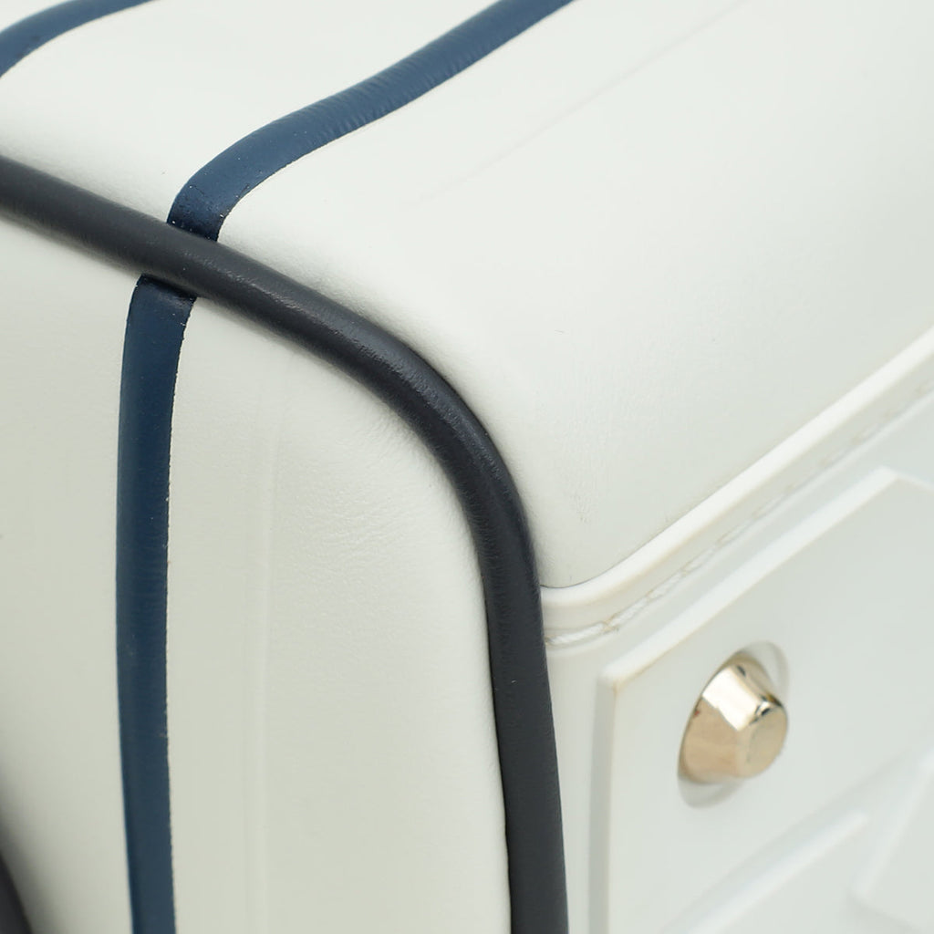 Christian Dior Bicolor Vibe Zip Small Bowling Bag