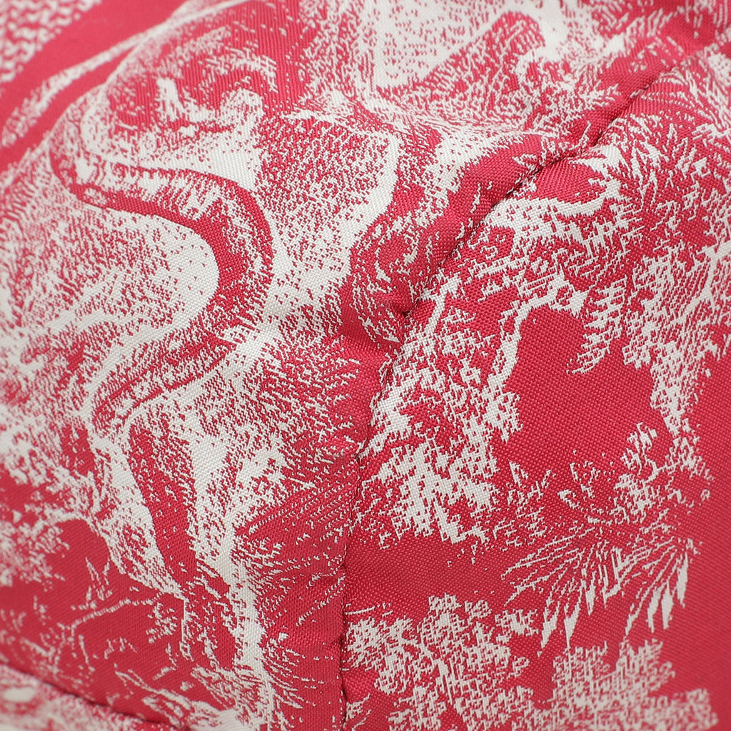 Christian Dior Fuchsia Toile De Jouy Dior Travel Pouch