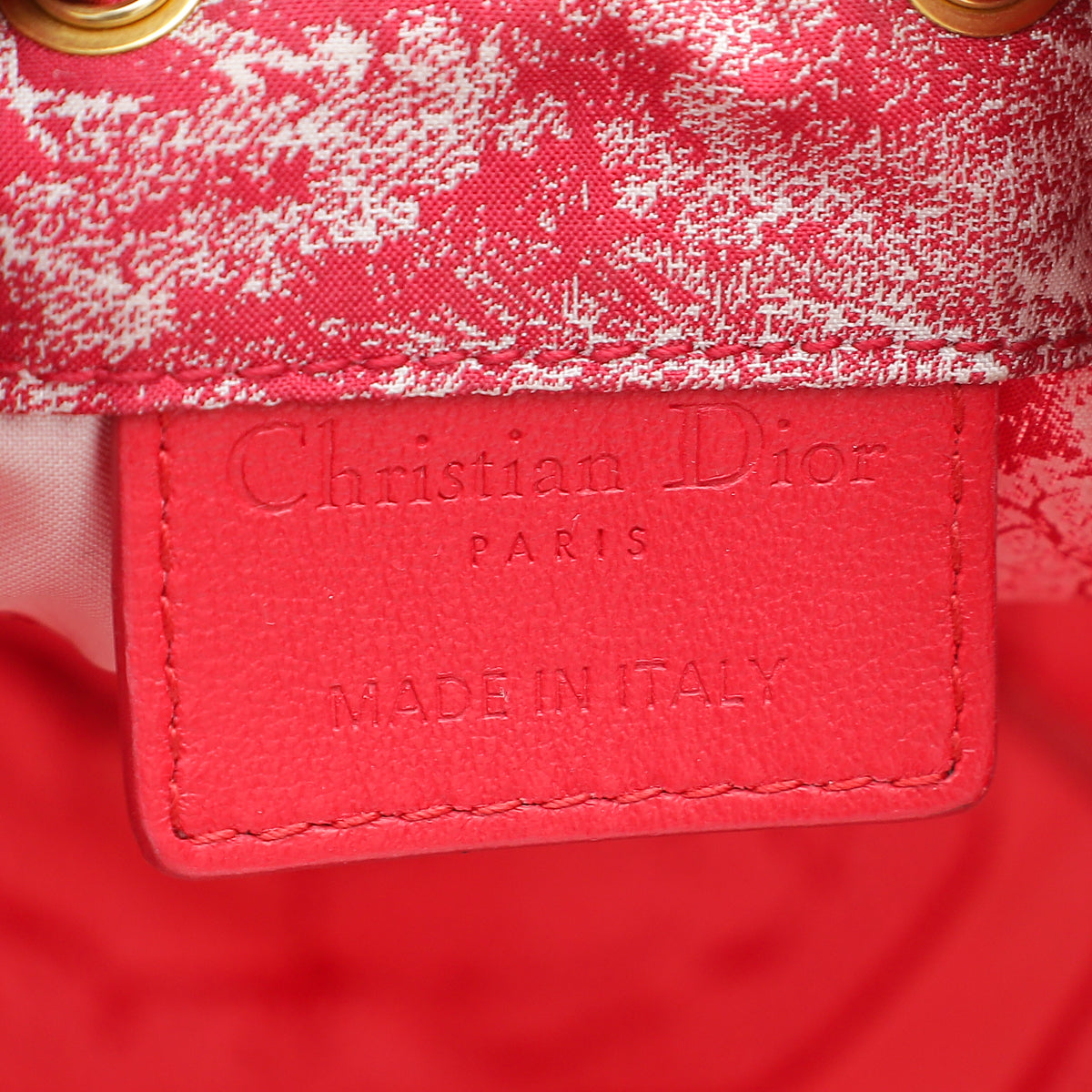 Christian Dior Fuchsia Toile De Jouy Dior Travel Pouch