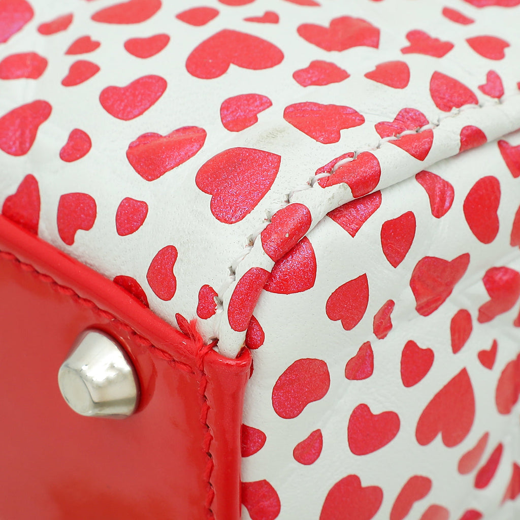 Christian Dior Lady Dior Hearts Print Micro Bag
