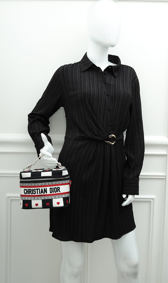 Christian Dior Tricolor Dioramour Diortravel Vanity Small Case
