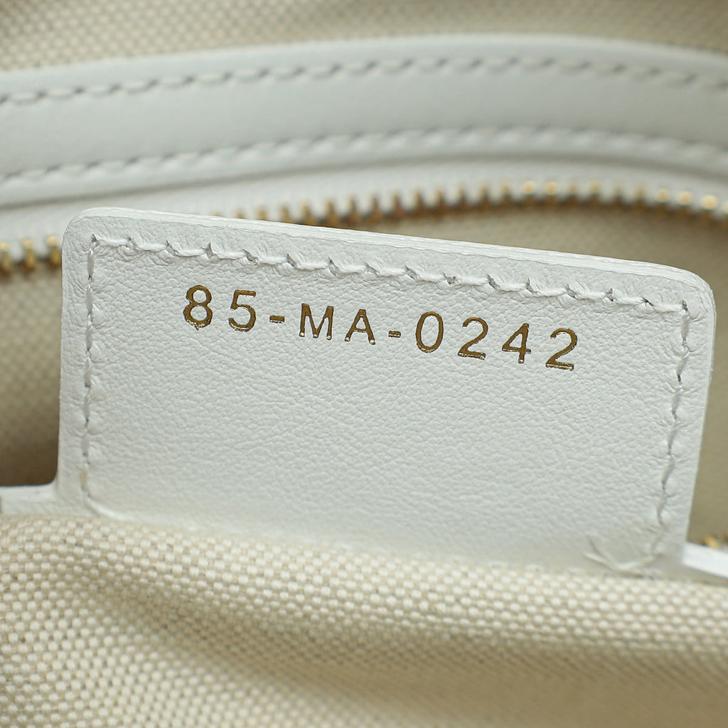 Christian Dior Bicolor Vibe Zip Small Bowling Bag