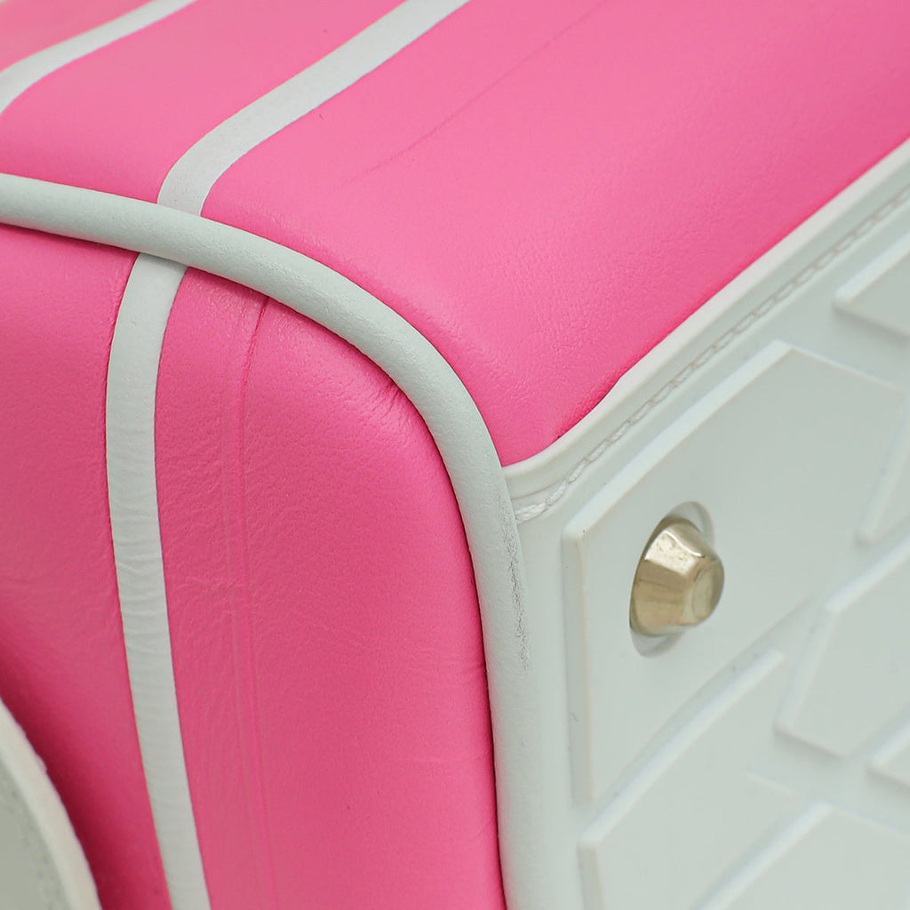 Christian Dior Bicolor Vibe Zip Small Bowling Bag