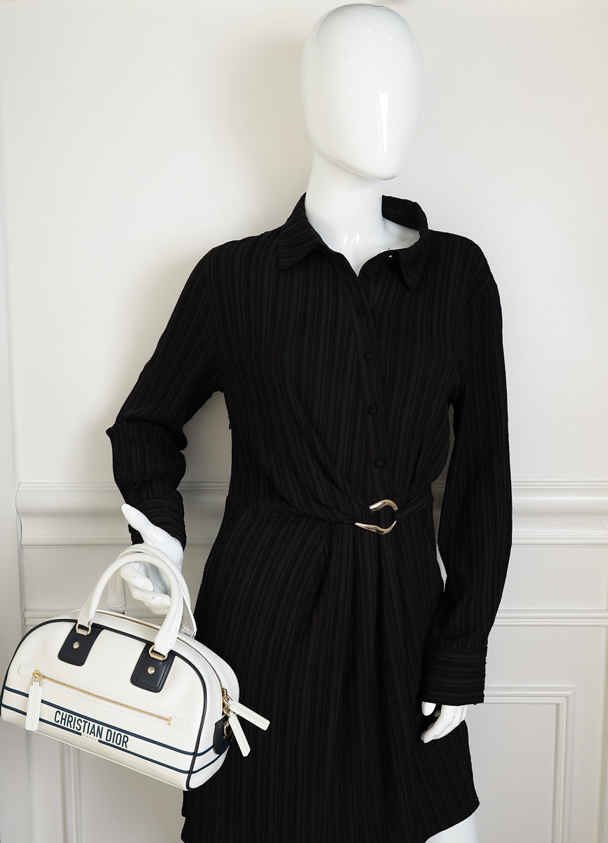 Christian Dior Bicolor Vibe Bowling Bag