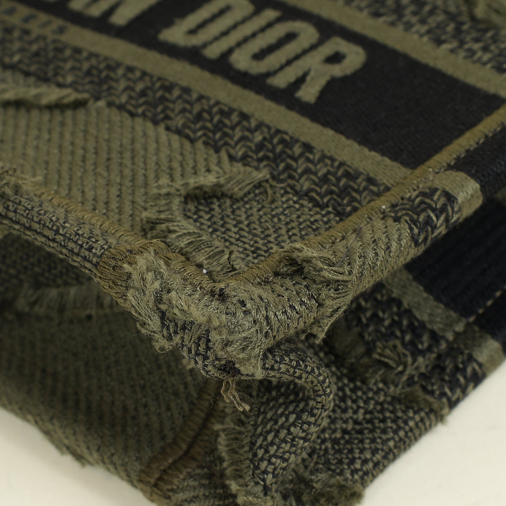 Christian Dior Bicolor Mini Book Tote Camouflage Bag
