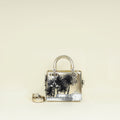 Christian Dior Champagne x Manal Aldowayan Lady Dior Medium Bag W/ Pouch