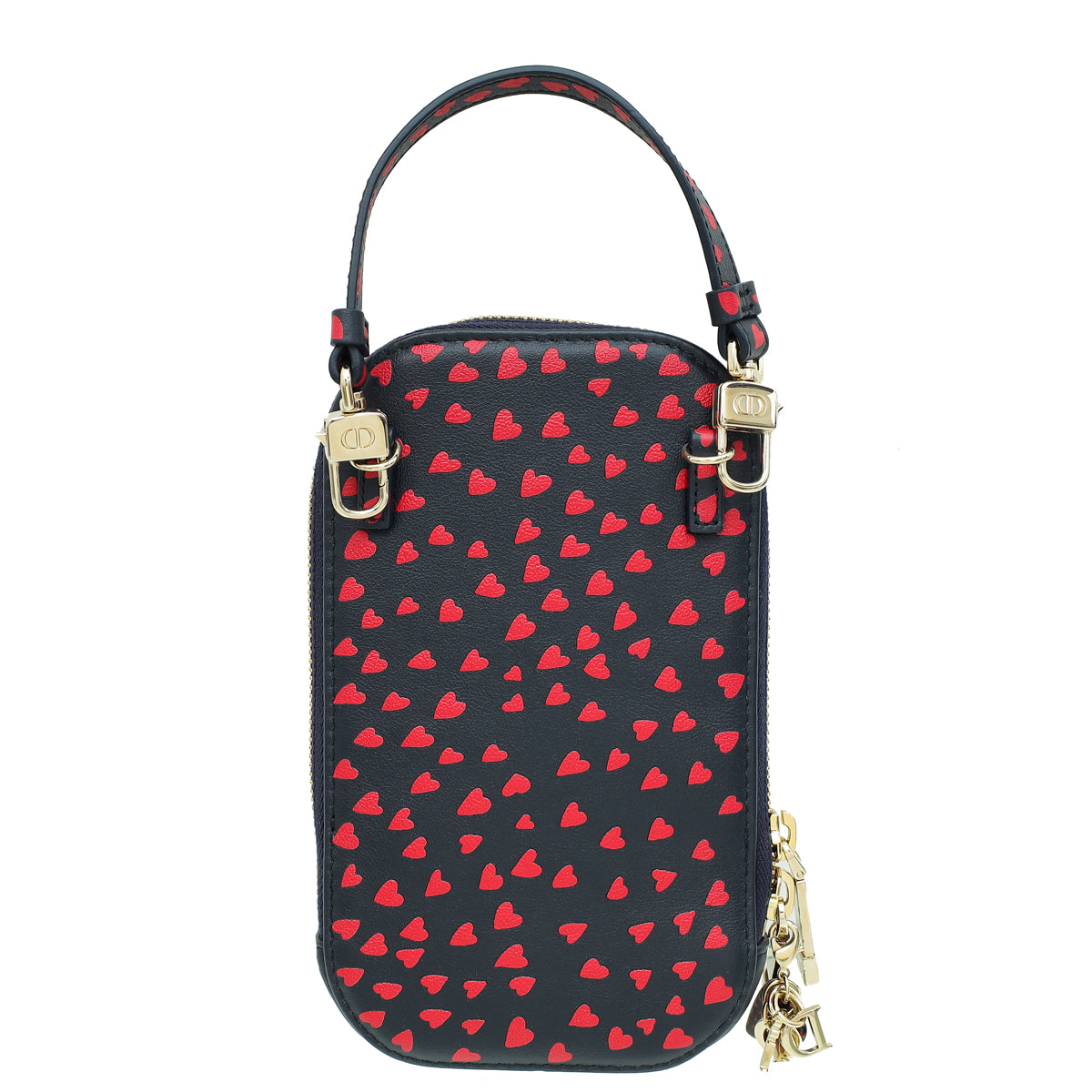 Christian Dior Bicolor I Love Paris Phone Holder Bag