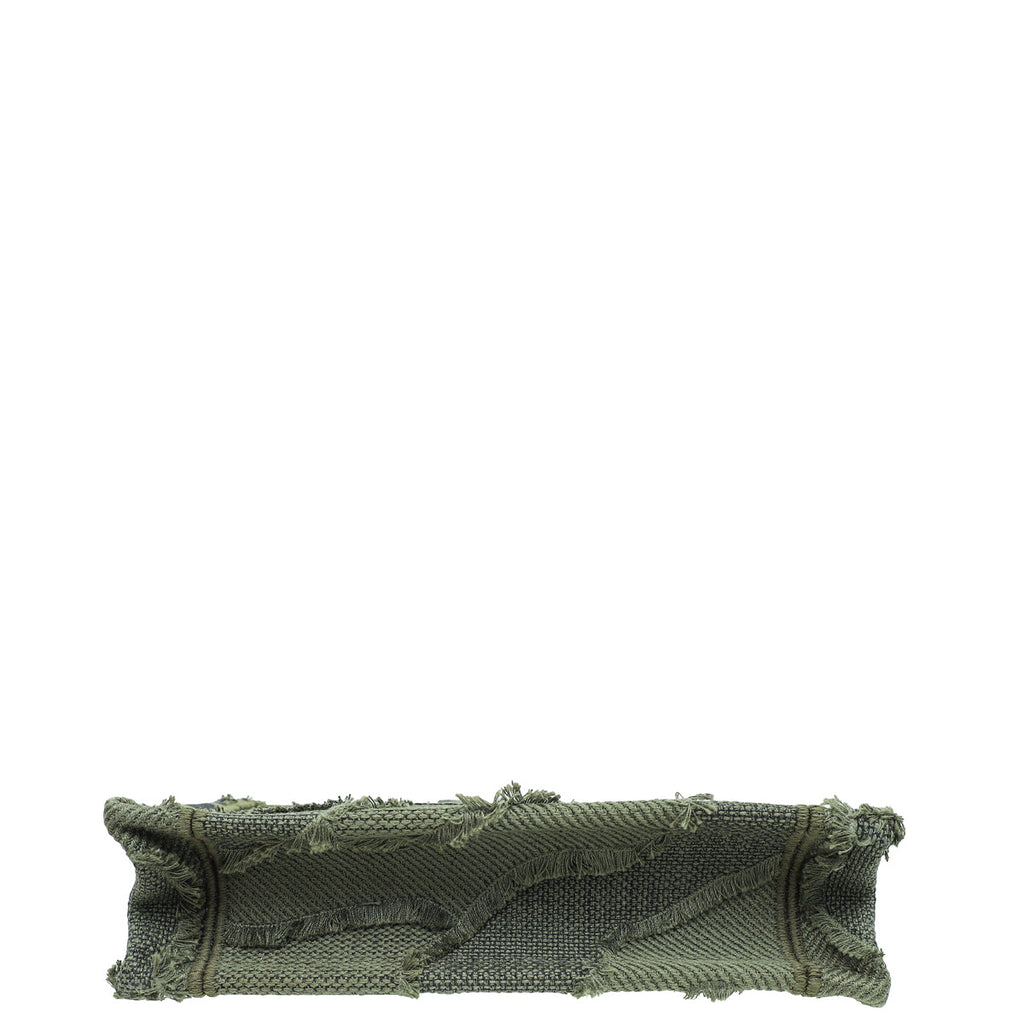Christian Dior Bicolor Mini Book Tote Camouflage Bag