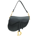Christian Dior Black Saddle Bag
