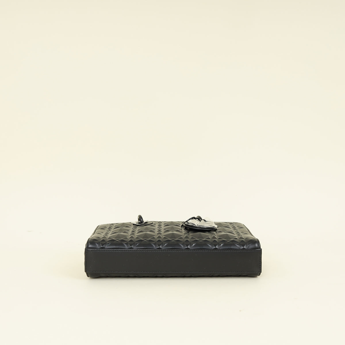 Christian Dior Black Cannage Diamond Lady D-Joy Medium Bag