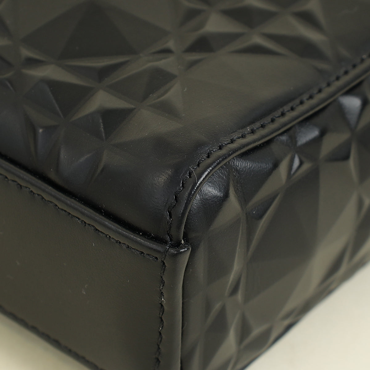 Christian Dior Black Cannage Diamond Lady D-Joy Medium Bag