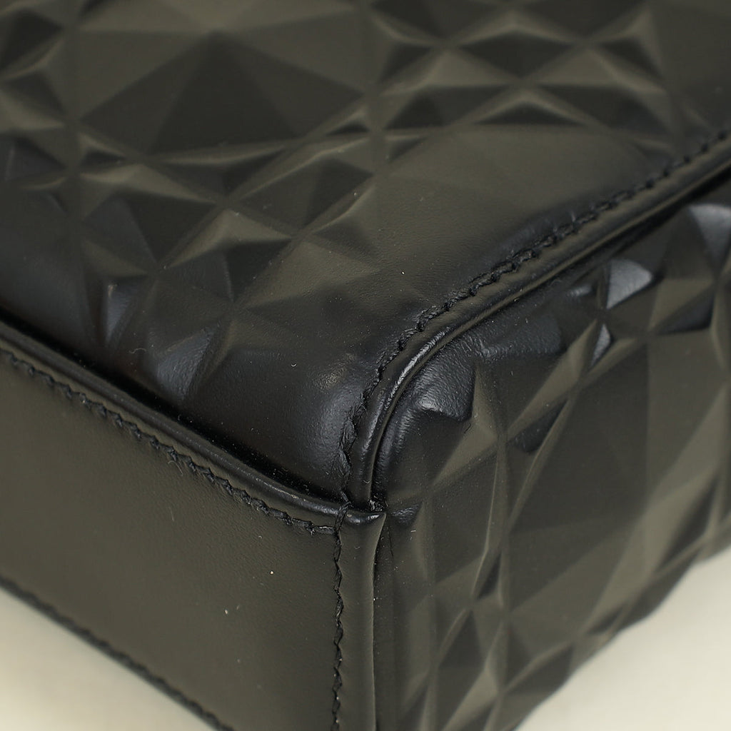 Christian Dior Black Cannage Diamond Lady D-Joy Medium Bag