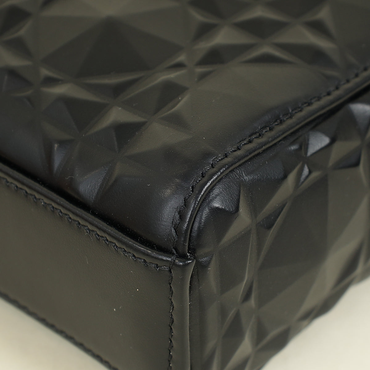 Christian Dior Black Cannage Diamond Lady D-Joy Medium Bag