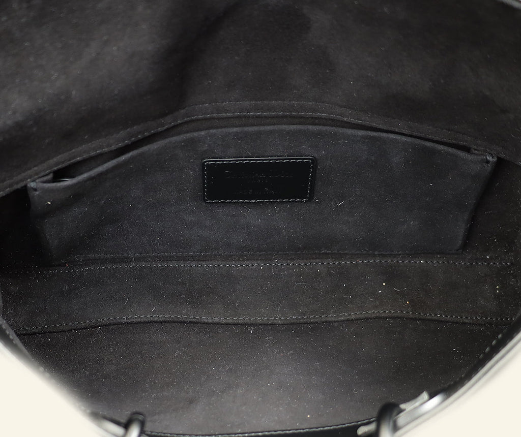 Christian Dior Black Cannage Diamond Lady D-Joy Medium Bag