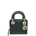 Christian Dior Black Lady Dior Mini Chain Bag