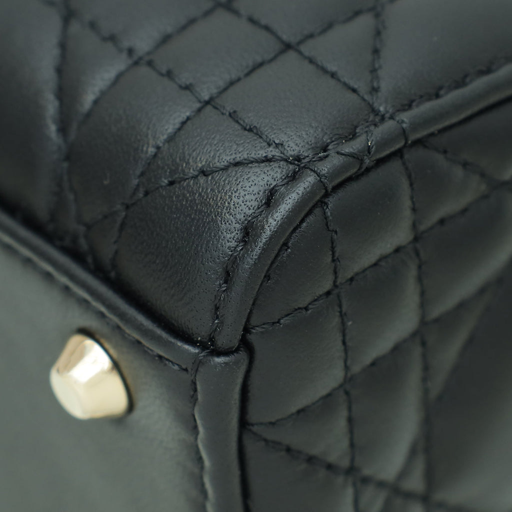 Christian Dior Black Lady Dior Mini Chain Bag