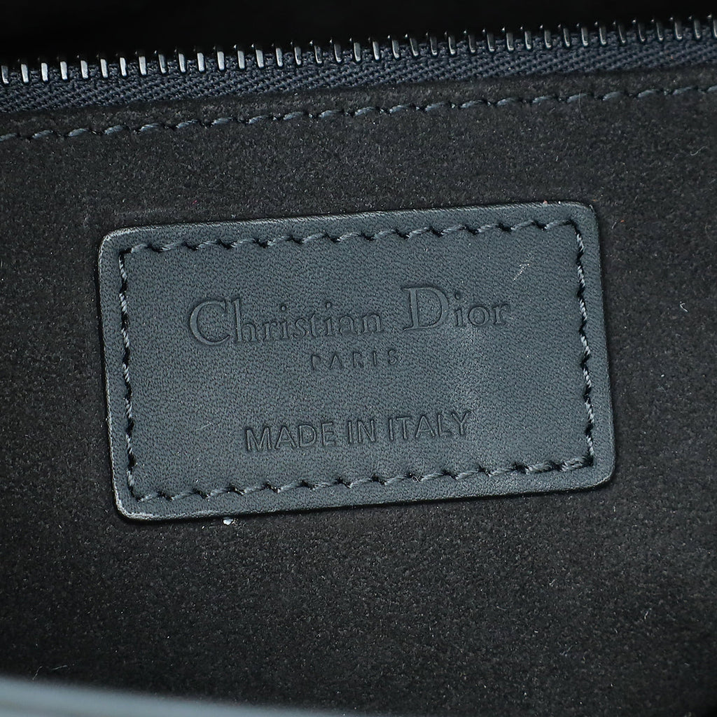 Christian Dior So Black Matte Lady Dior Medium Bag