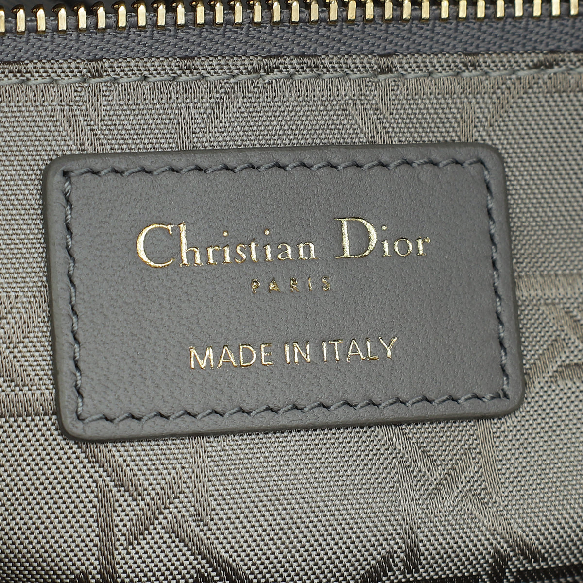 Christian Dior Grey Lady Dior My ABCDior Small Bag