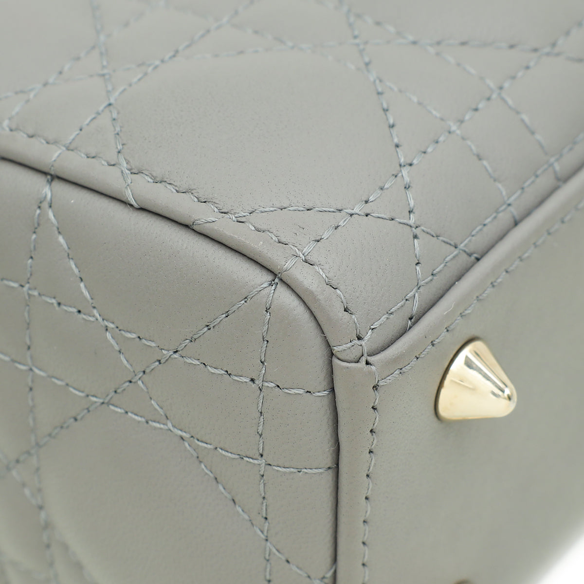 Christian Dior Grey Lady Dior My ABCDior Small Bag