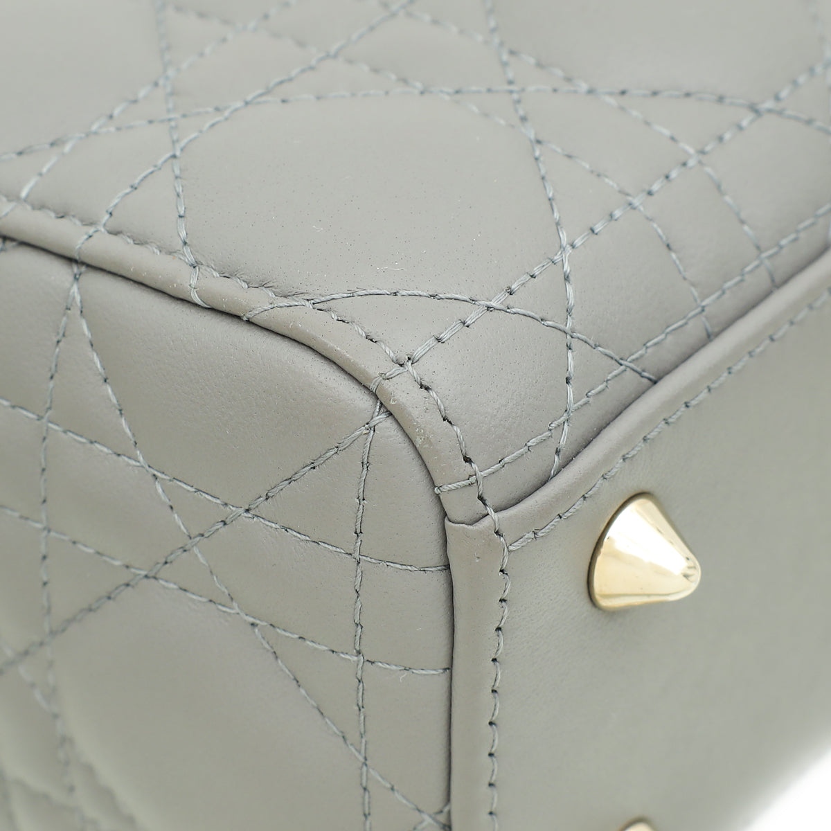 Christian Dior Grey Lady Dior My ABCDior Small Bag