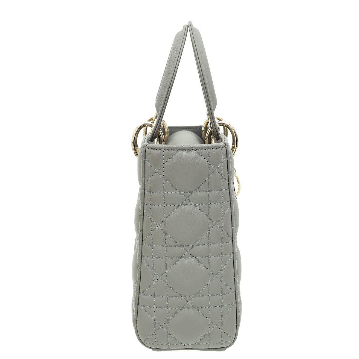 Christian Dior Grey Lady Dior My ABCDior Small Bag
