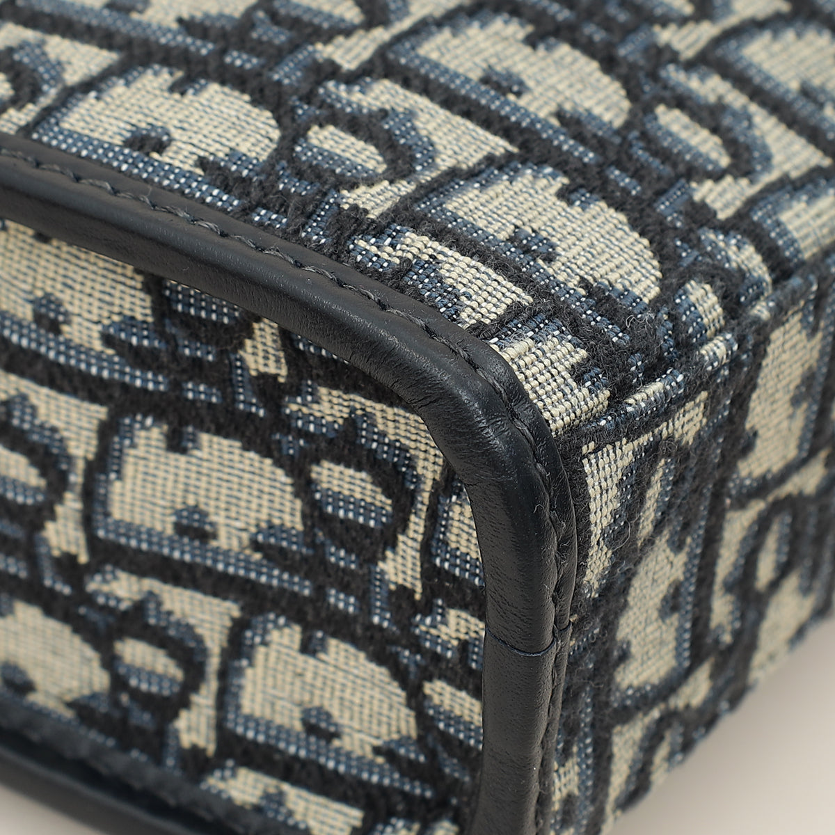 Christian Dior Navy Blue Oblique 30 Montaigne Dea Pouch
