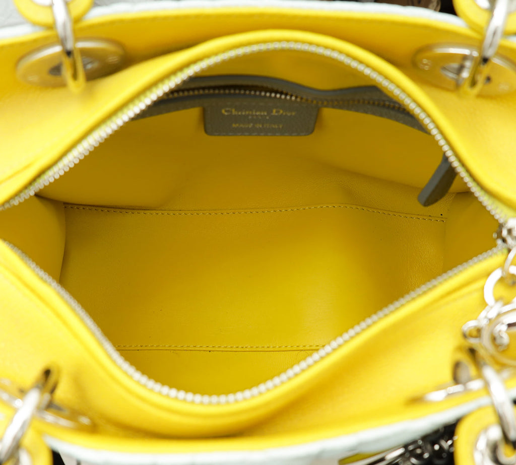 Christian Dior Tricolor Lady Dior Medium Bag