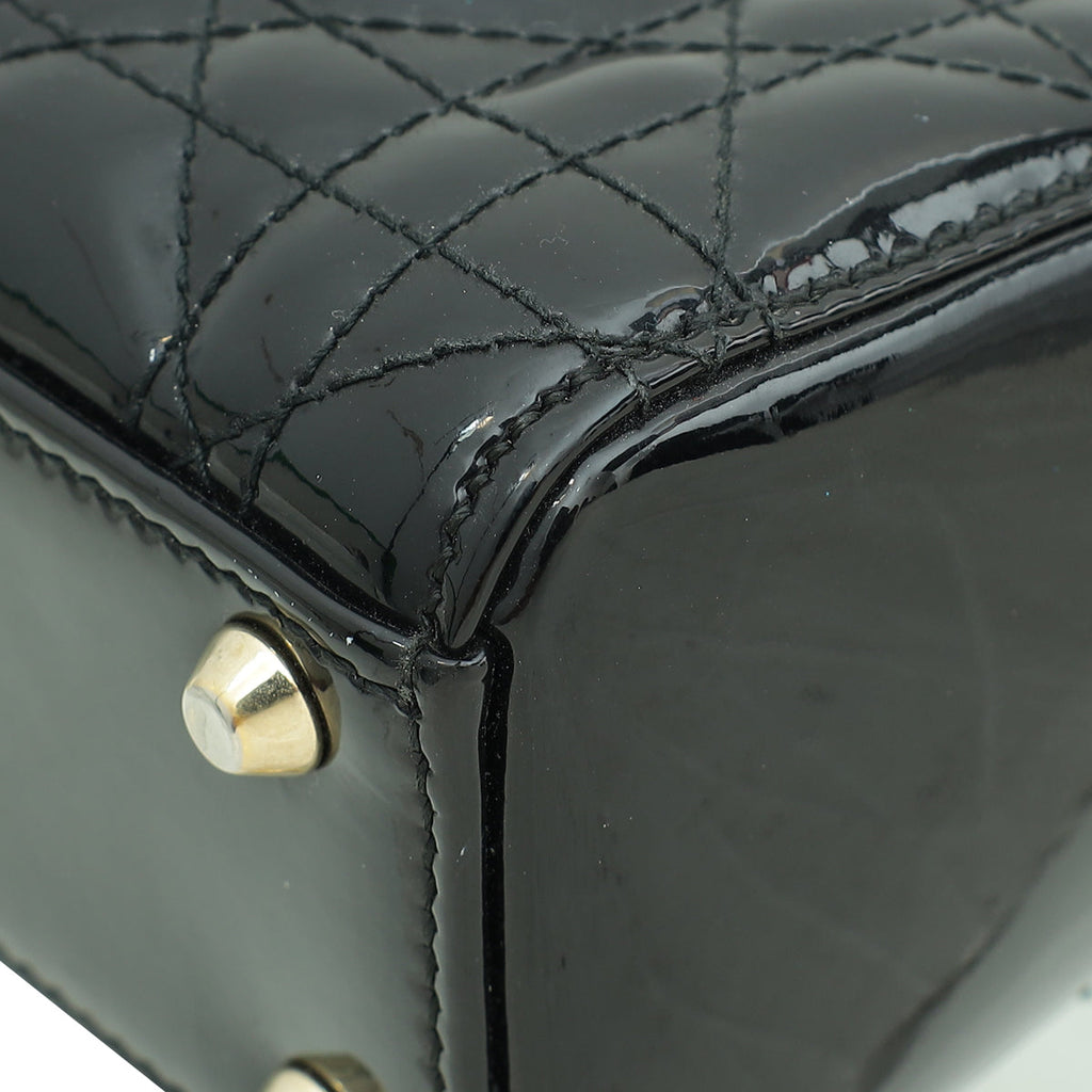 Christian Dior Black Mini Lady Dior Chain Bag