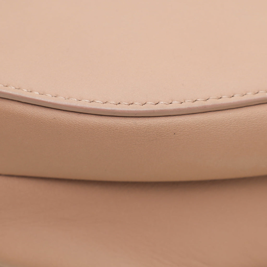 Christian Dior Rose Des Vents Ultra Matte Saddle Mini Bag