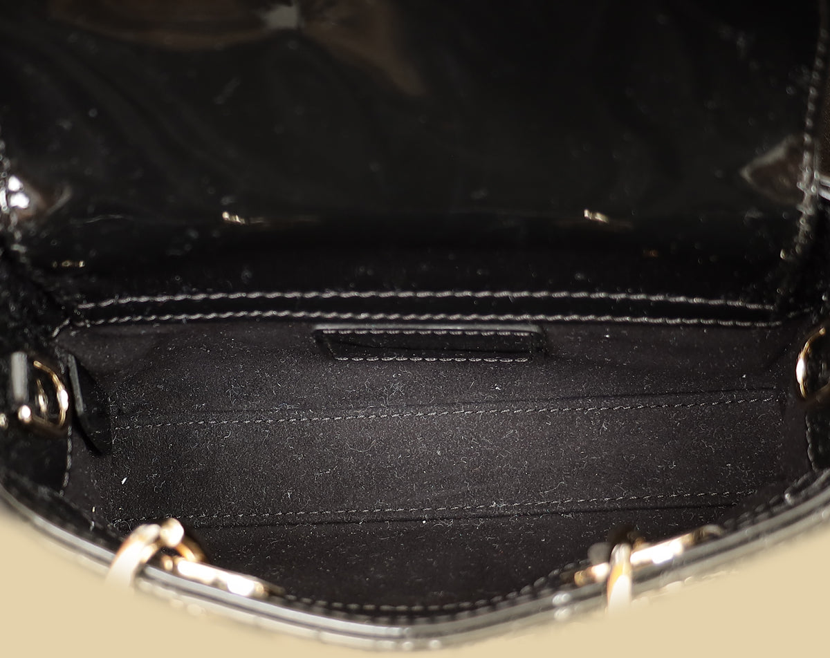 Christian Dior Black Cannage Micro Lady D-Joy Bag