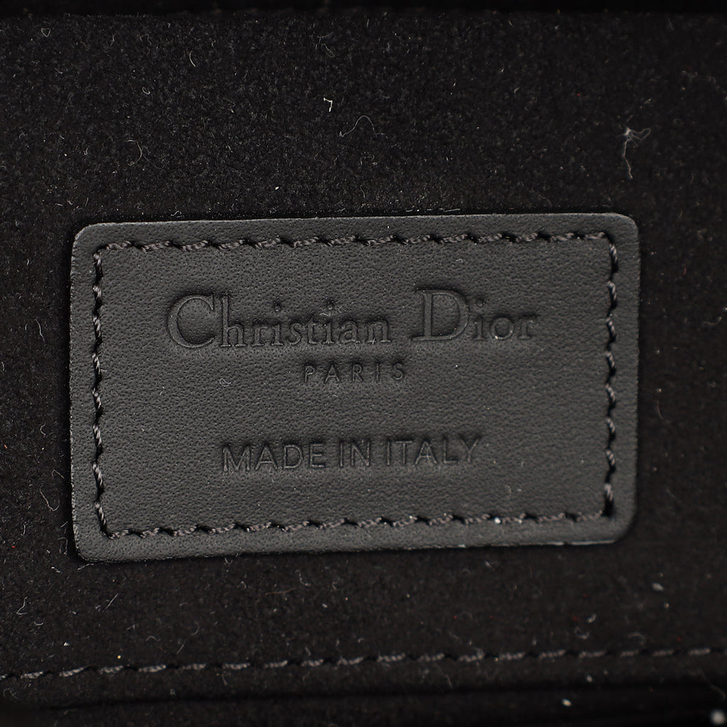 Christian Dior Black Ultramatte Cannage Lady D-Joy Small Bag