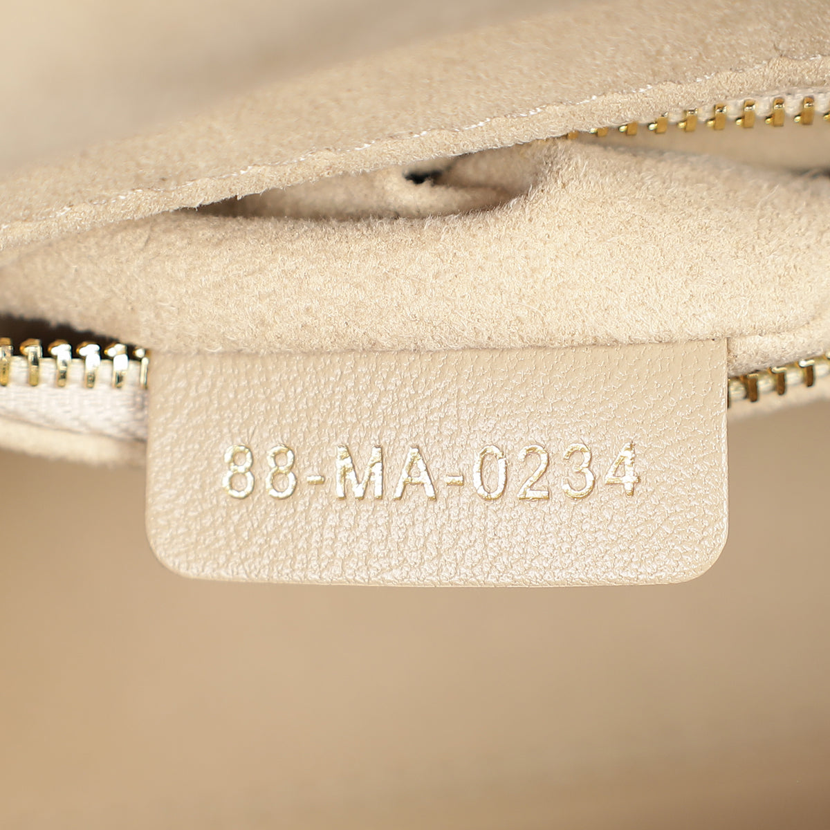 Christian Dior Beige Lady Dior Mini Chain Bag