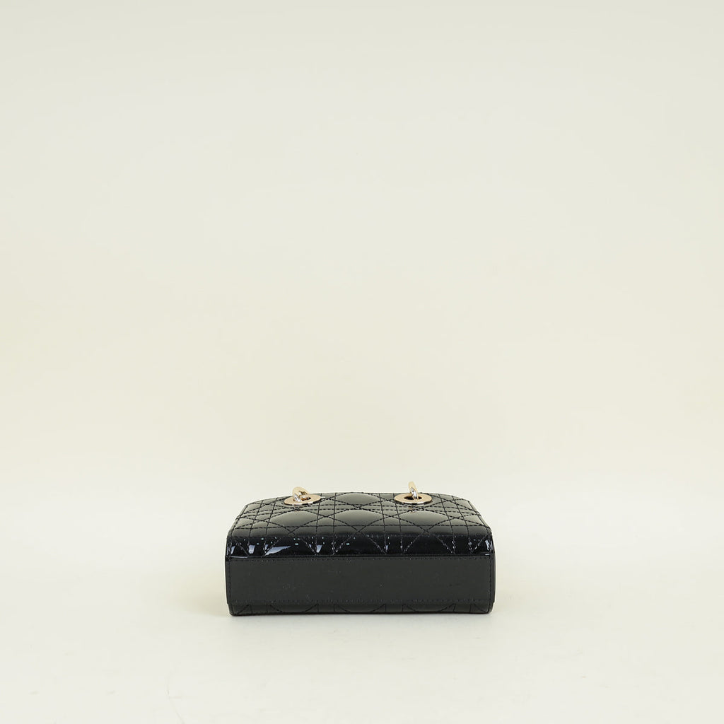 Christian Dior Black Lady D-Joy Micro Bag