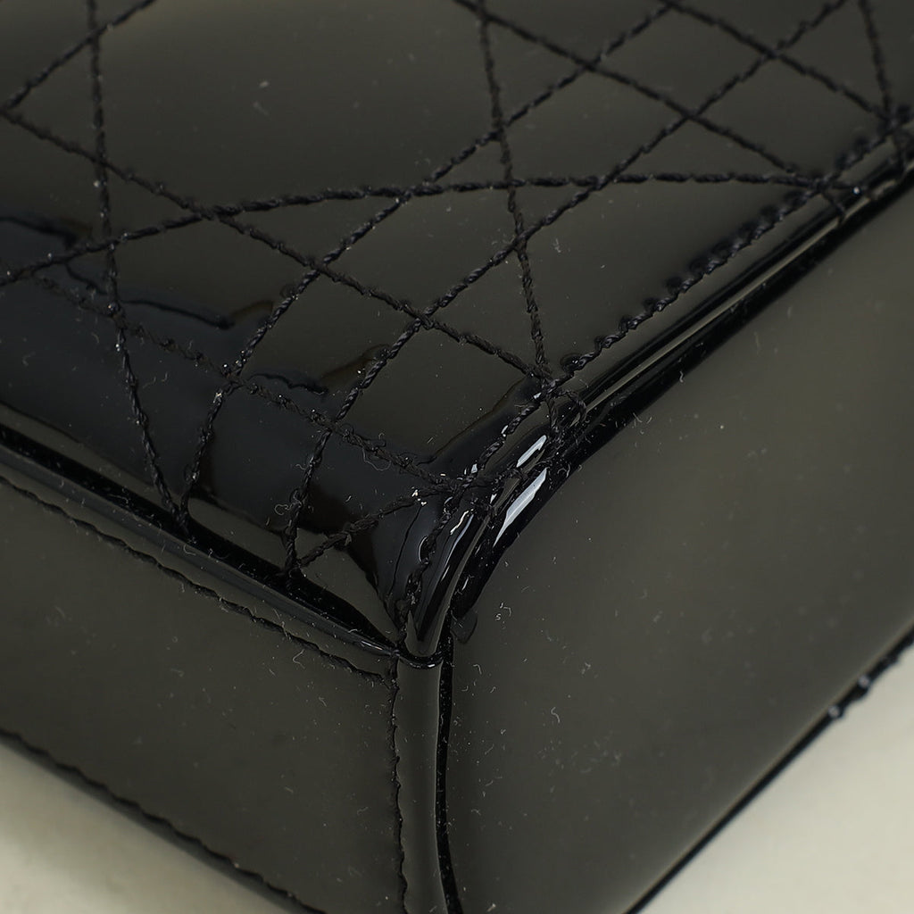 Christian Dior Black Lady D-Joy Micro Bag