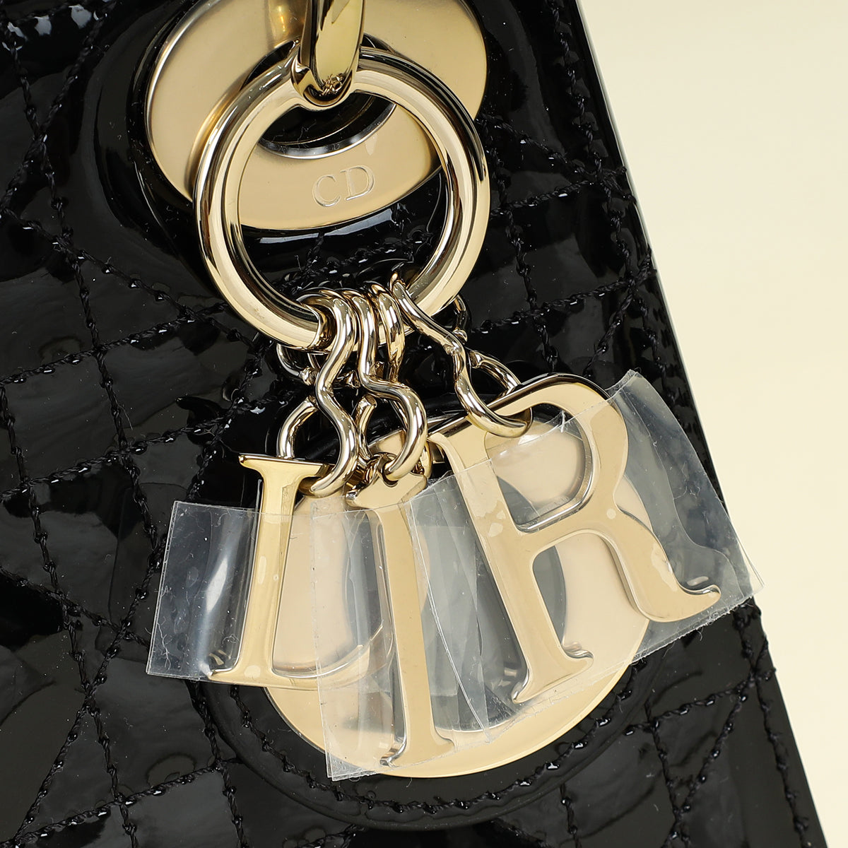 Christian Dior Black Lady Dior Mini Chain Bag