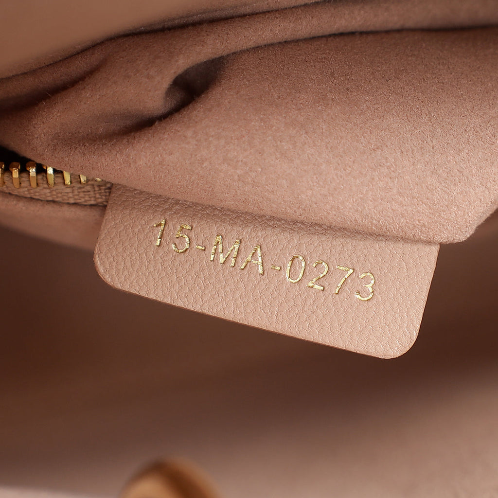 Christian Dior Pink Nude Lady Dior Mini Chain Bag