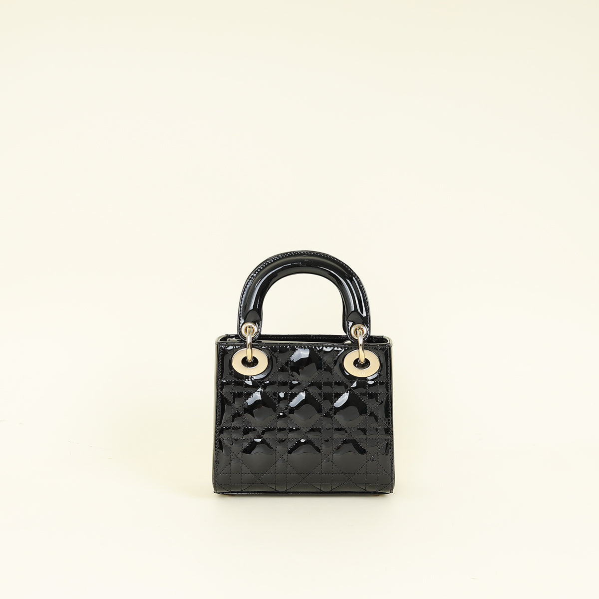 Christian Dior Black Lady Dior Mini Chain Bag