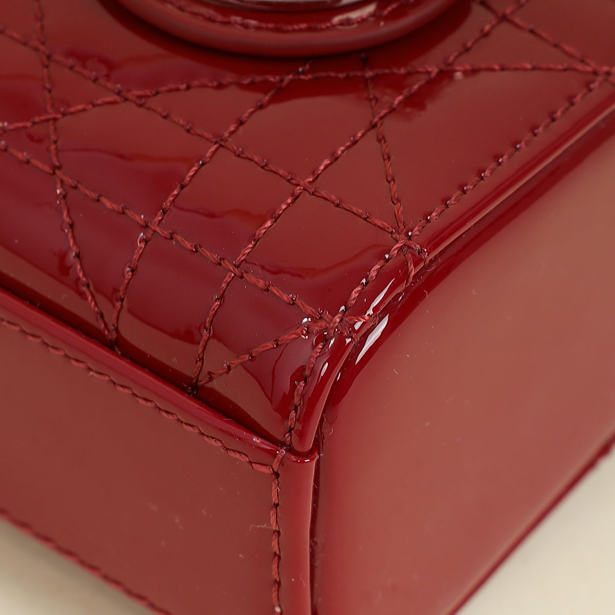 Christian Dior Red Cherry Lady D-Joy Micro Bag