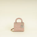 Christian Dior Blush Pink Lady Dior Mini Chain Bag