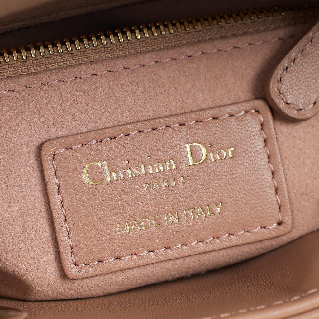 Christian Dior Blush Pink Lady Dior Mini Chain Bag