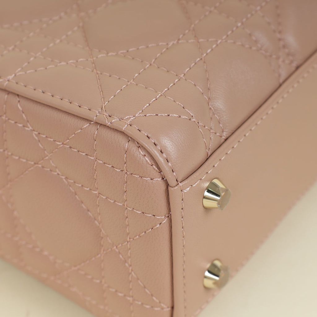 Christian Dior Blush Pink Lady Dior Mini Chain Bag