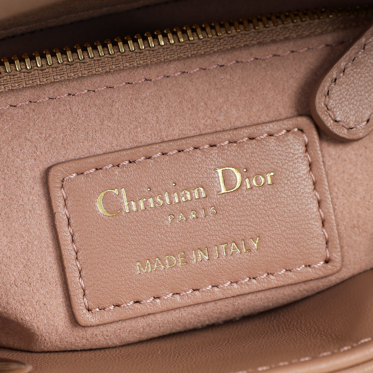 Christian Dior Blush Pink Lady Dior Mini Chain Bag