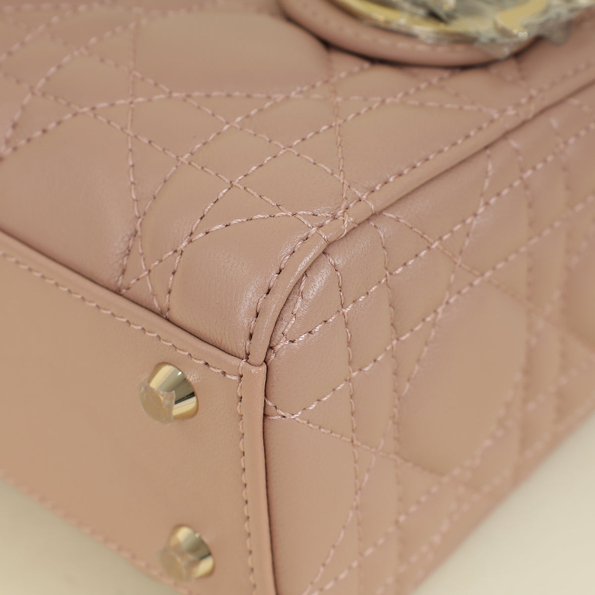 Christian Dior Blush Pink Lady Dior Mini Chain Bag