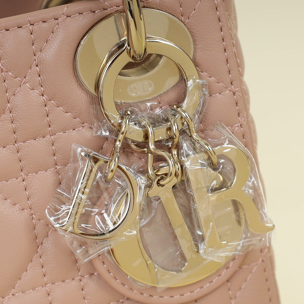 Christian Dior Blush Pink Lady Dior Mini Chain Bag