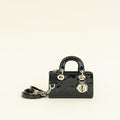 Christian Dior Black Lady D-Joy Micro Bag