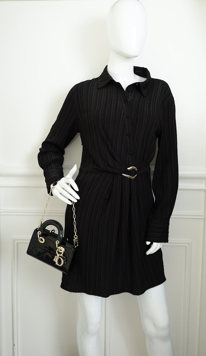 Christian Dior Black Lady D-Joy Micro Bag