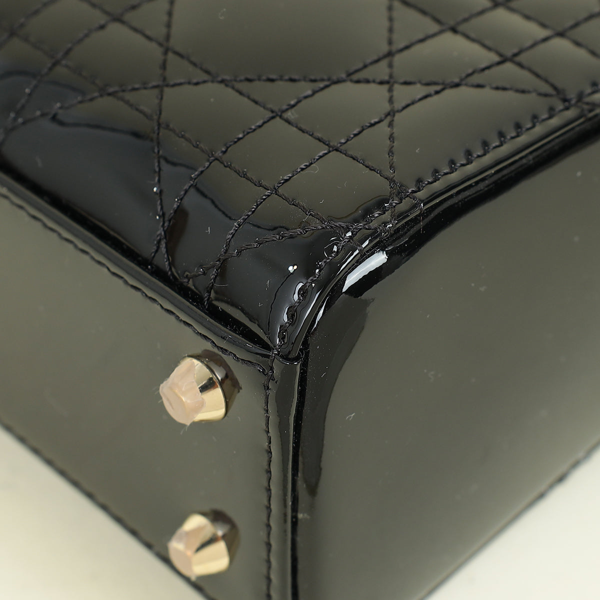 Christian Dior Black Lady Dior Mini Chain Bag