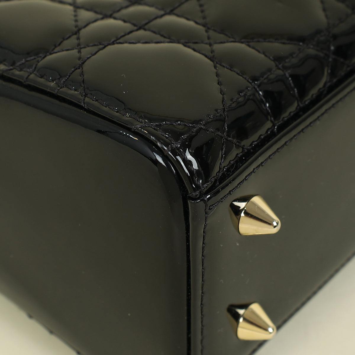 Christian Dior Black Lady Dior Small Bag